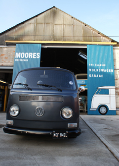 grey panel van